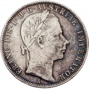 Franz Joseph I, 1 Gulden 1858, A
