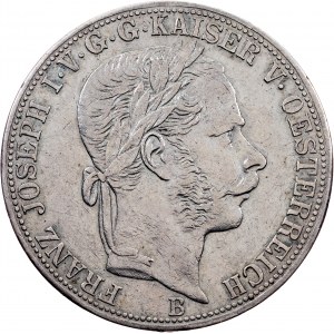 Franz Joseph I, 1 Vereinsthaler 1866, B