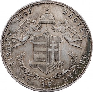Franz Joseph I, 1 Forint 1868, KB, Kremnitz