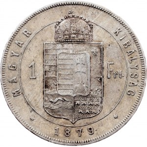 Franz Joseph I, 1 Forint 1879, KB, Kremnitz