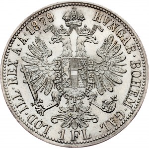 Franz Joseph I, 1 Gulden 1879, Vienna