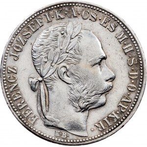 Franz Joseph I, 1 Forint 1883, KB, Kremnitz
