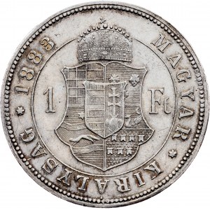 Franz Joseph I, 1 Forint 1883, KB, Kremnitz