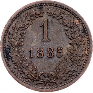 Franz Joseph I, 1 Kreuzer 1885, A