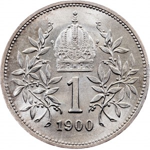 Franz Joseph I, 1 Krone 1900, Vienna