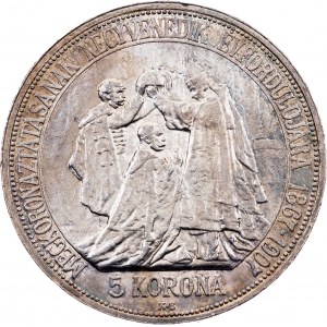 Franz Joseph I, 5 Korona 1907, KB, Kremnitz
