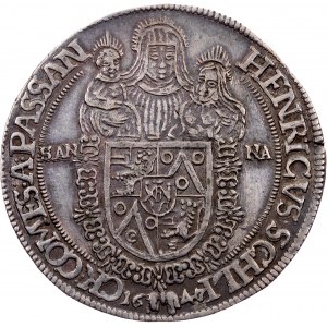Heinrich Schlick, 1 Thaler 1647/6, Plana