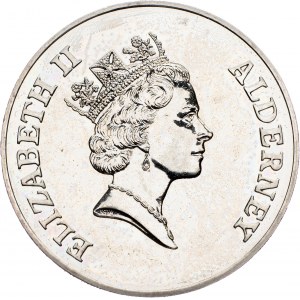 Alderney, 2 Pounds 1999, Llantrisant