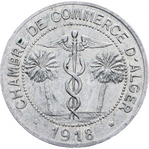 Algeria, 10 Centimes 1918, Paris