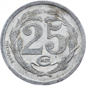 Algeria, 25 Centimes 1922, Paris