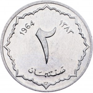 Algeria, 2 Centimes 1964