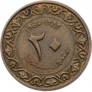 Algeria, 20 Centimes 1964, Kings Norton