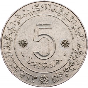 Algeria, 5 Dinars 1974