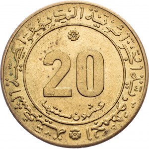 Algeria, 20 Centimes 1975