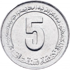 Algeria, 5 Centimes 1985/1989