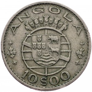 Angola, 10 Escudos 1969