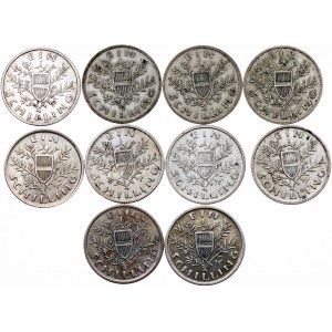 Austria, 1 Schilling 1925, 1926