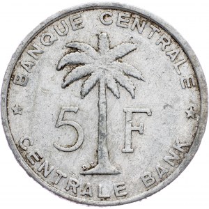 Belgisch-Kongo, 5 Francs 1958, Brüssel
