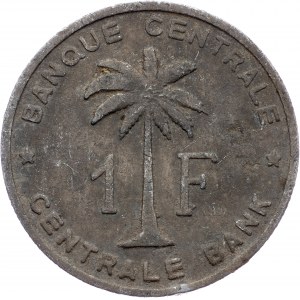 Belgian Congo, 1 Franc 1958, Brussels