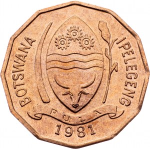 Botswana, 2 Thebe 1981