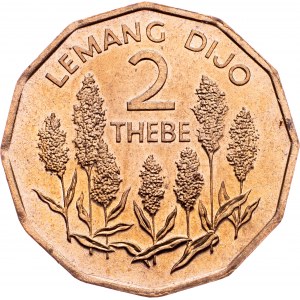 Botswana, 2 Thebe 1981