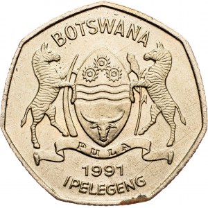 Botswana, 1 Pula 1991
