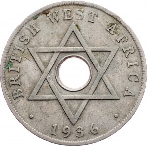 Afrique occidentale britannique, 1 Penny 1936, Kings Norton