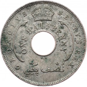 British West Africa, 1/2 Penny 1949, Birmingham