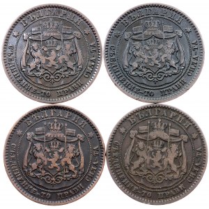 Bulgaria, 10 Stotinki 1881, Heaton