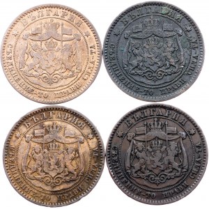 Bulgaria, 10 Stotinki 1881, Heaton