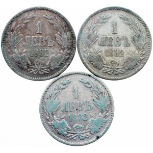 Bulgaria, 1 Lev 1882, Saint Petersburg