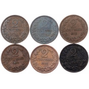Bulgarien, 2 Stotinki 1901, 1912