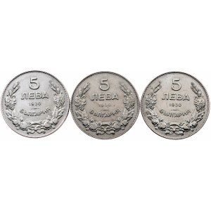 Bulgaria, 5 Leva 1930