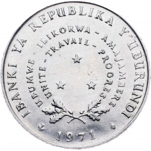 Burundi, 5 Francs 1971, Brussels