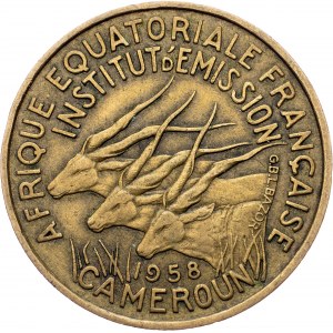 Cameroun, 25 Francs 1958, Paris