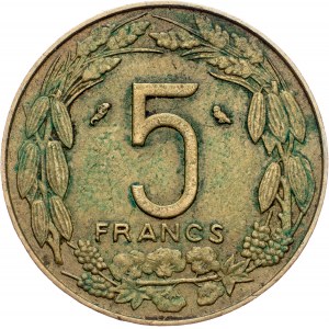 Cameroun, 5 Francs 1970, Paris