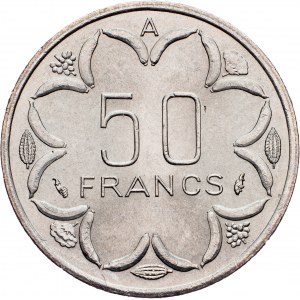Cameroun, 50 Francs 1982, Pessac