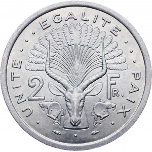 Djibouti, 2 Francs 1977, Pessac