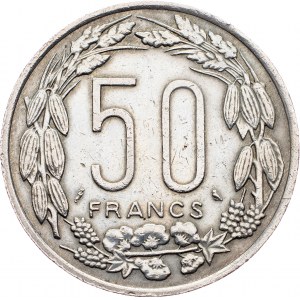 Rovníkové štáty Afriky, 50 frankov 1961