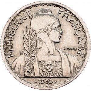 French Indochina, 20 Centimes 1939, Paris
