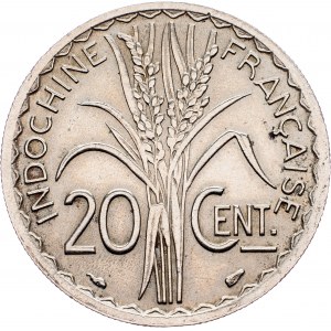 French Indochina, 20 Centimes 1939, Paris