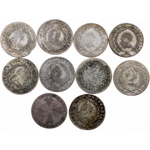 Germany, 20 Kreuzer Lot