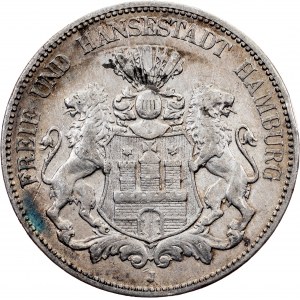 Germany, 5 Mark 1908, J