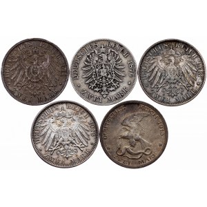 Germany, 2 Mark 1876-1913