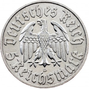 Germany, 5 Mark 1933, D
