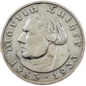 Germany, 5 Mark 1933, D