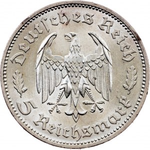 Germany, 5 Mark 1934, F