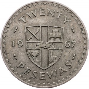 Ghana, 20 Pesewas 1967