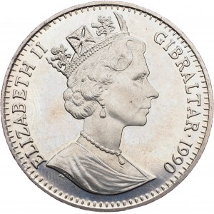 Gibraltar, 1 Crown 1990, Surrey