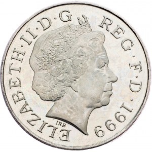 Wielka Brytania, 5 funtów 1999, Llantrisant